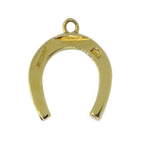 Gold Horseshoe Charm
