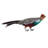 pheasant brooch