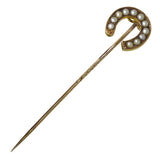 Pearl Horseshoe Stick Pin