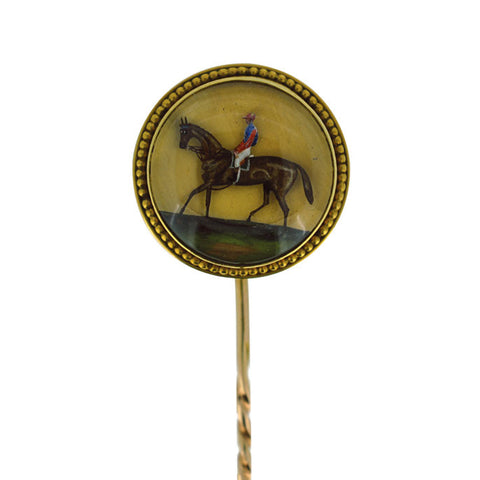 Essex Crystal Racehorse Stick Pin