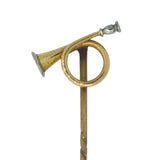 hunting horn stick pin