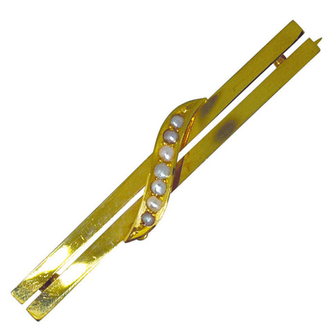 Seed Pearl Stock pin