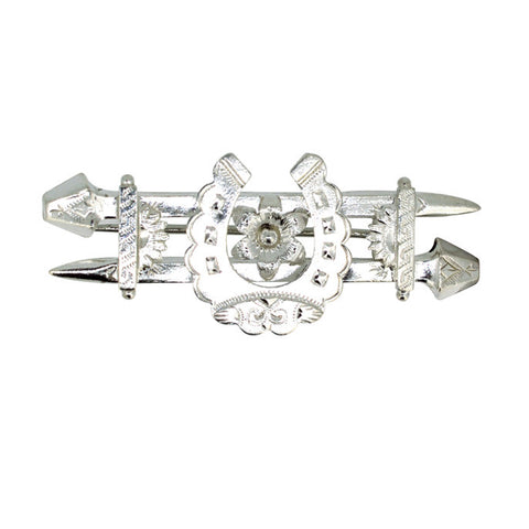 Silver Horseshoe Brooch