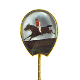 essex crystal racehorse stick pin