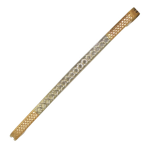 Rose and White Gold stock Pin