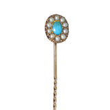 Pearl & Turquoise Stick Pin