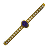 Vintage amethyst stock pin