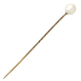 antique pearl tie pin