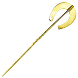 Gold Horse Shoe Stick Pin
