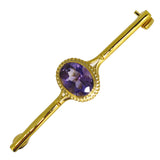 amethyst stock pin