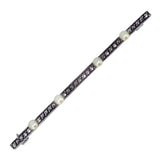marcasite and pearl stock  pin
