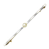 vintage pearl stock pin