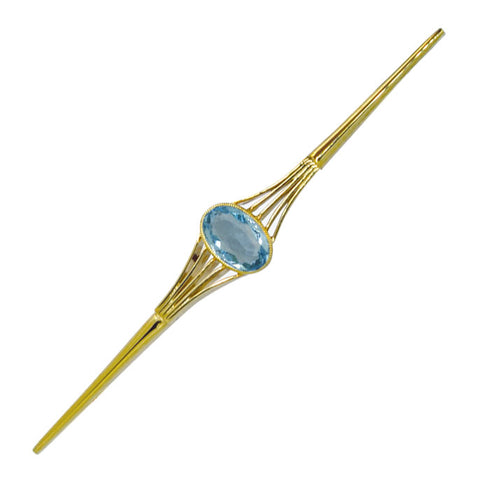 Aquamarine Stock Pin