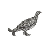 Silver Grouse Brooch