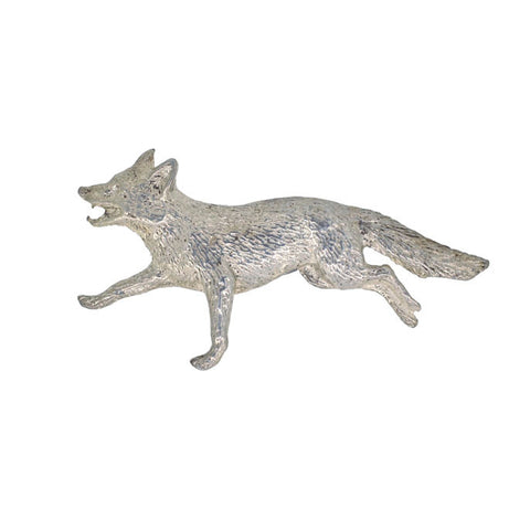 Silver Fox Brooch