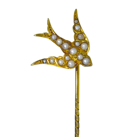 Pearl Bird Stick Pin