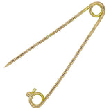 Gold Bar stock Pin