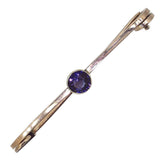 vintage amethyst stock pin