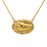 horse head necklace