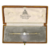 antique diamond stock pin