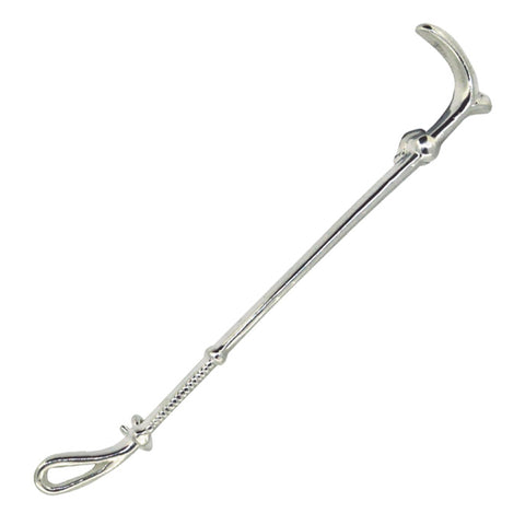 Silver Whip Stock Pin