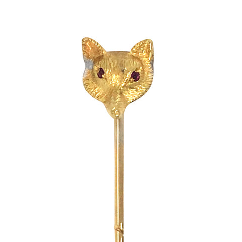 Fox Head Tie Pin