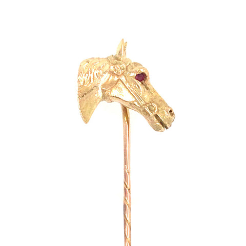 Horse Head Tie Pin