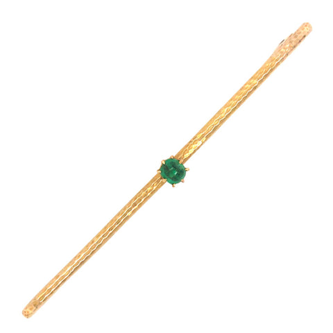 Emerald Stock Pin