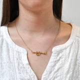 Whip & Horse Shoe Necklace