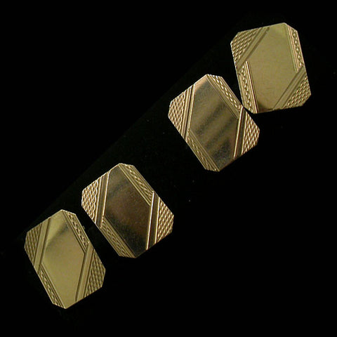 'Deco' Style Cuff-Links