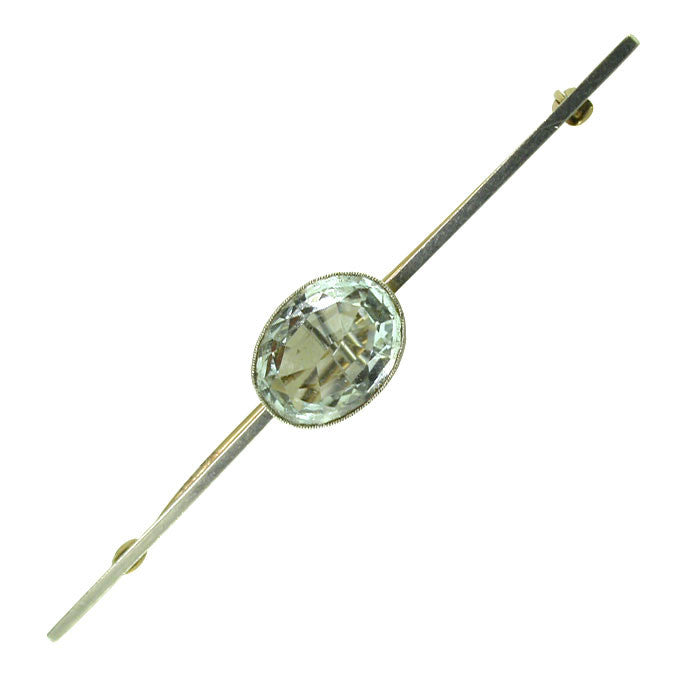 Aquamarine Vintage Stock Pin