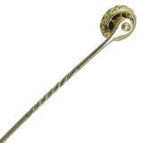 Diamond & Sapphire Stick Pin