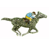Vintage Racehorse Brooch