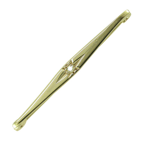 Single Diamond Stock Pin