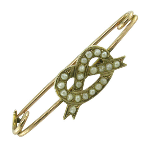 Pearl Knot Stock Pin
