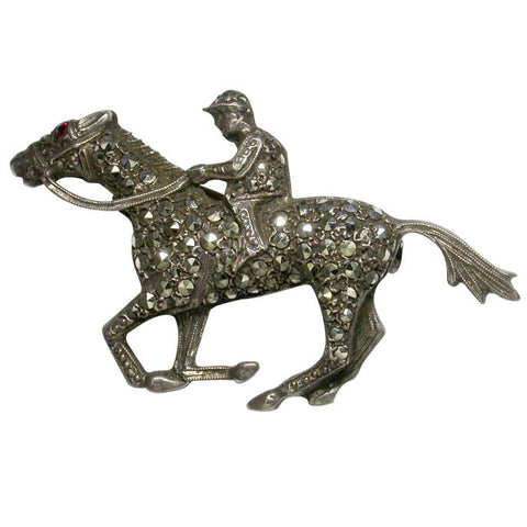 Racehorse Brooch
