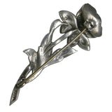 Marcasite Flower Vintage Stock Pin